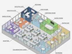 3D công năng – Yếu tố then chốt thiết kế văn phòng hạng sang