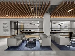 Kim loại trong thiết kế thi công văn phòng hạng sang