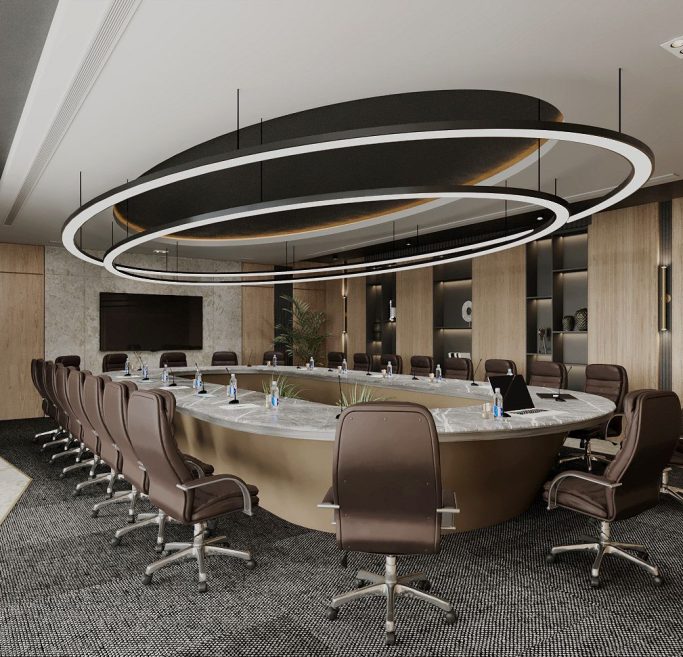 Tiêu chuẩn E0, E1 trong vật liệu phòng họp phòng chủ tịch