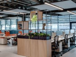 The pinnacle of woodworking techniques in luxury office interior